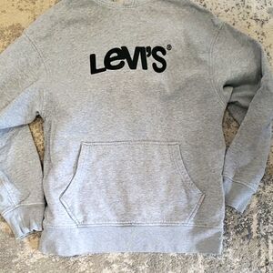Levi's Gray Sweatshirt Hoodie